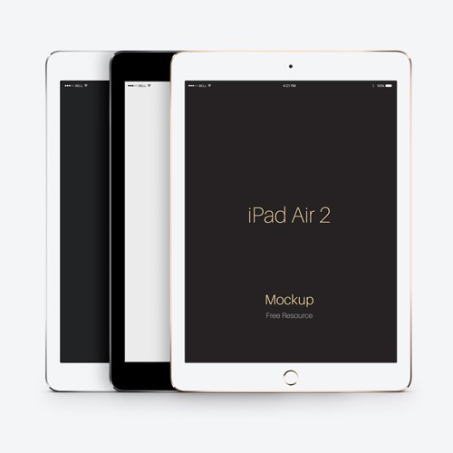 iPad Air 2 Mockup PSD