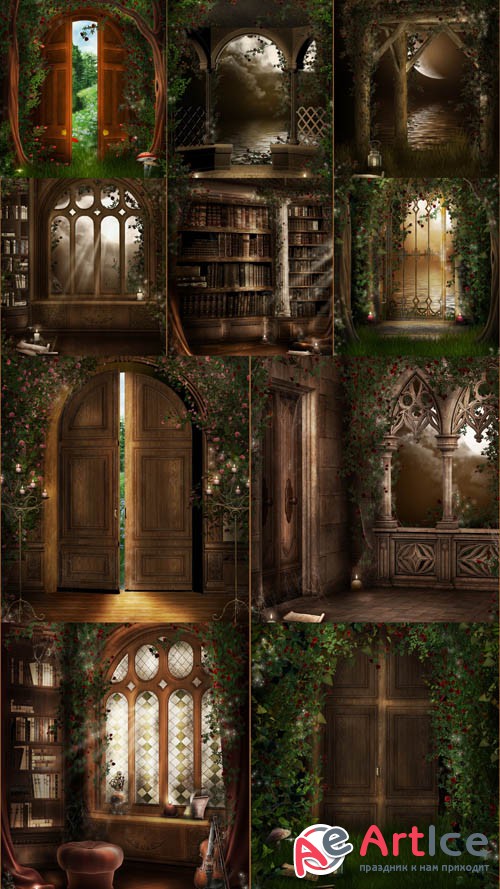 Secret Places Backgrounds JPG Files