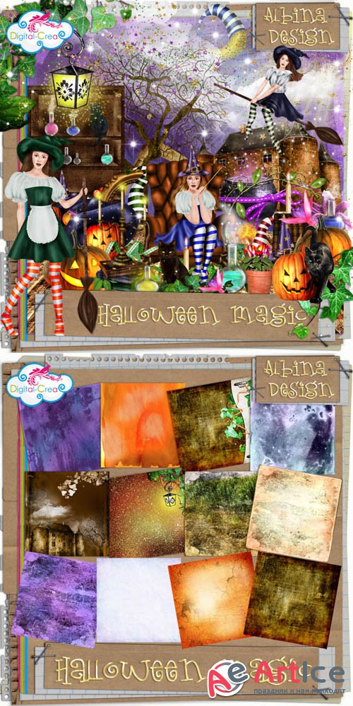 Scrap - Halloween Magic PNG and JPG