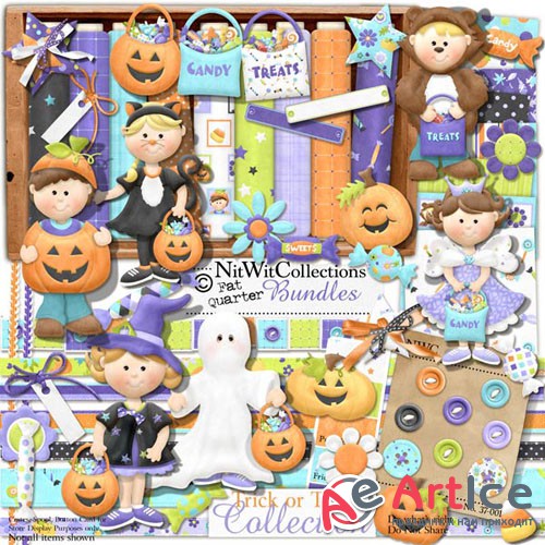 Scrap - Trick Or Treat PNG and JPG