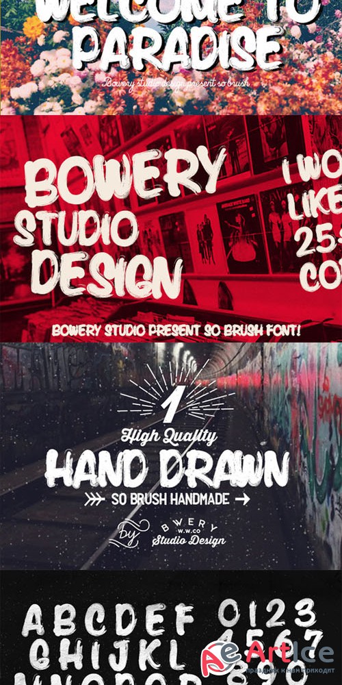 CreativeMarket - So Brush Sale Font