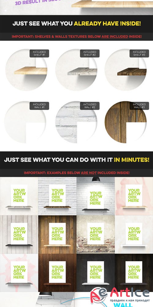 CreativeMarket - Unlimited Artwork Mockup