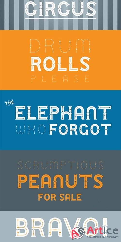 Urban Circus Font Family