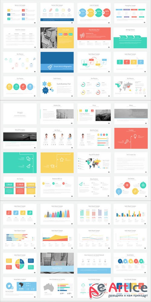 CreativeMarket - Maya Presentation Template