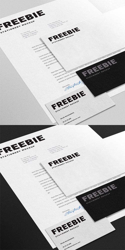 Stationary Mock-up PSD Template