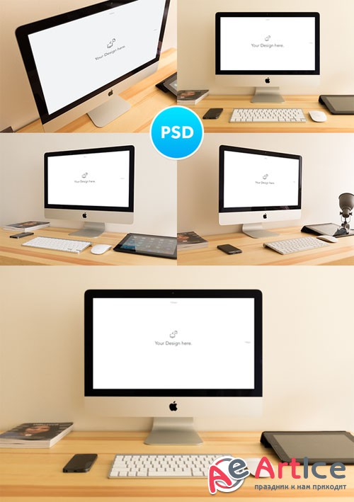 CreativeMarket - iMac Mockups