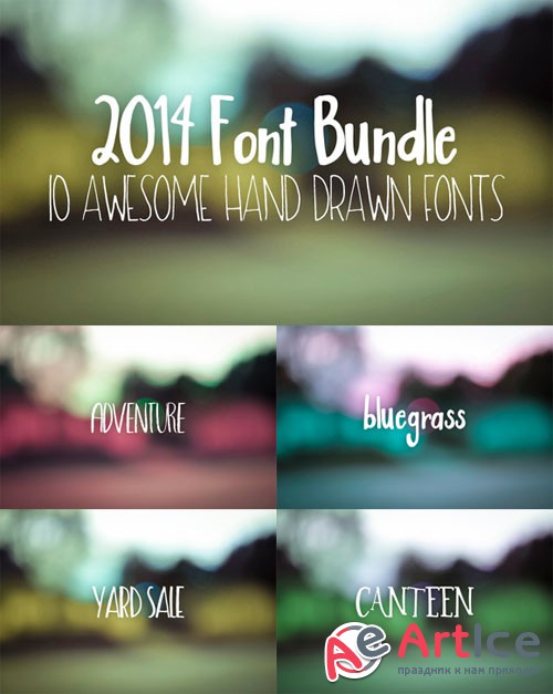 CreativeMarket - 2014 Font Bundle