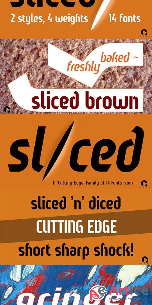 Sliced Font Family