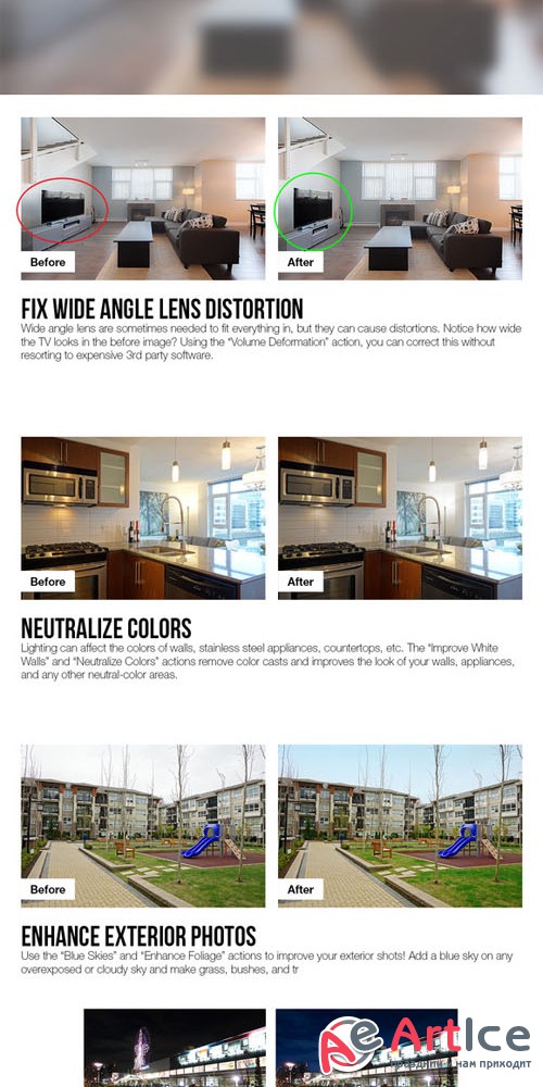 CreativeMarket - Real Estate Photo Retoucher