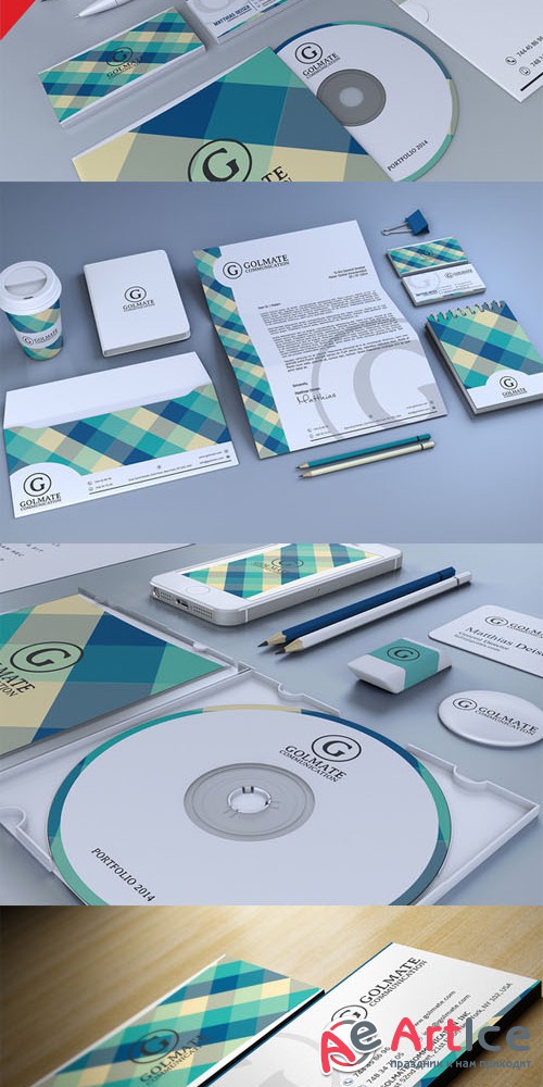 CreativeMarket - Retro Corporate Identity