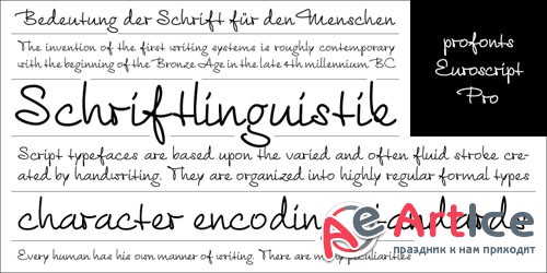 Euroscript Pro Font Family