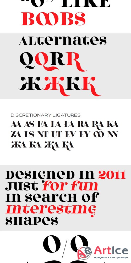 Model 4F Font Family