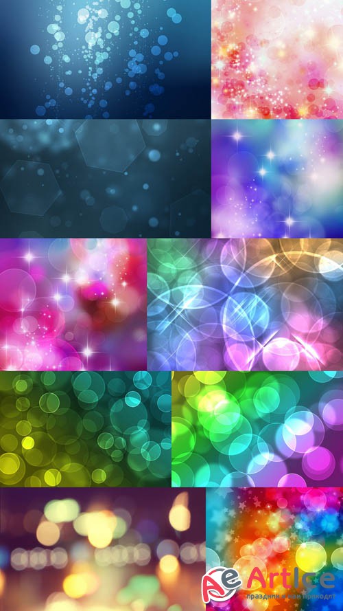 Bokeh Backgrounds Pack 1 JPG Files