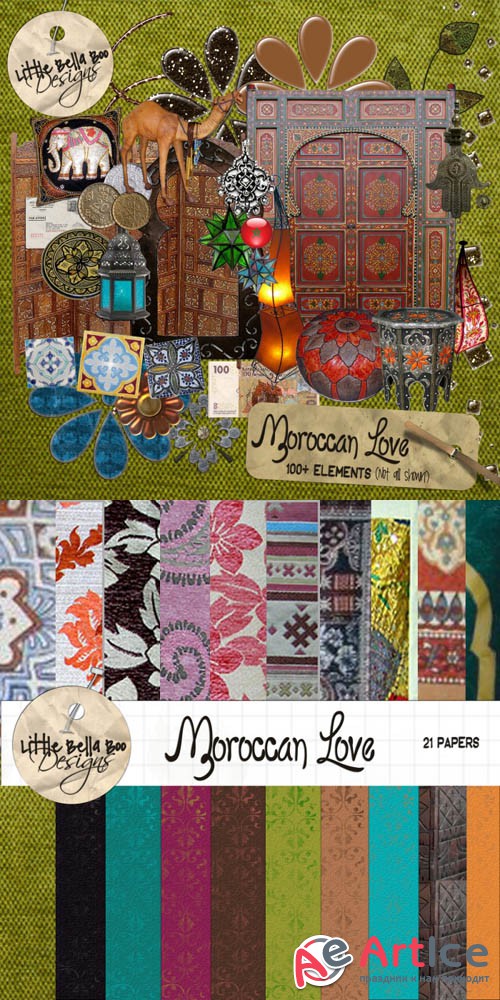 Scrap - Moroccan Love PNG and JPG