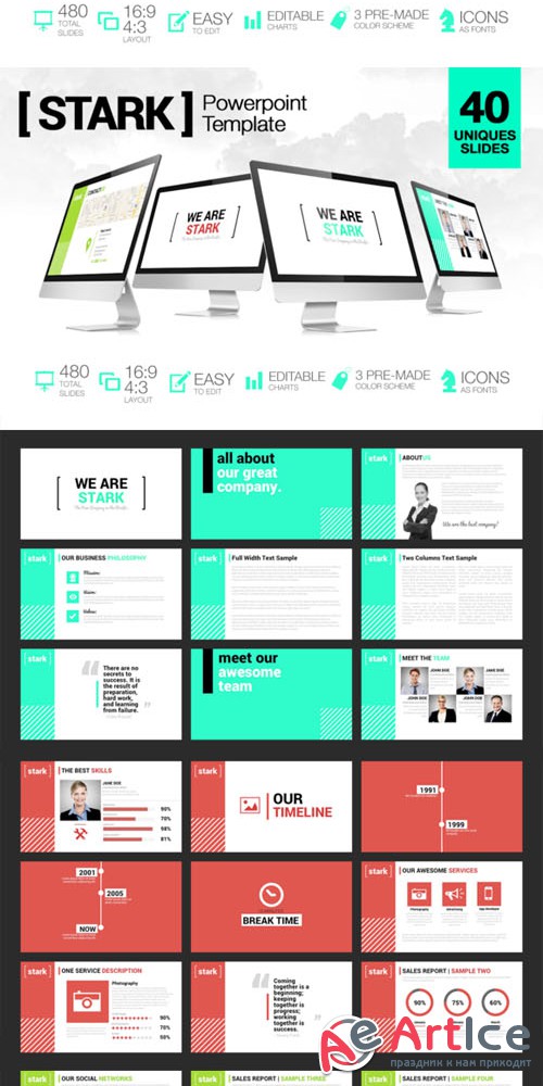 CreativeMarket - Stark - Powerpoint