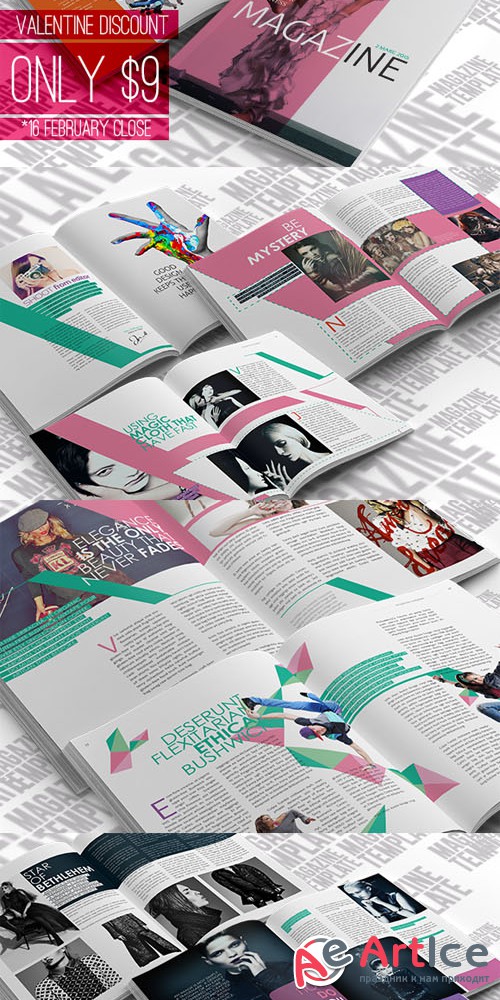 CreativeMarket - InDesign Magazine Template