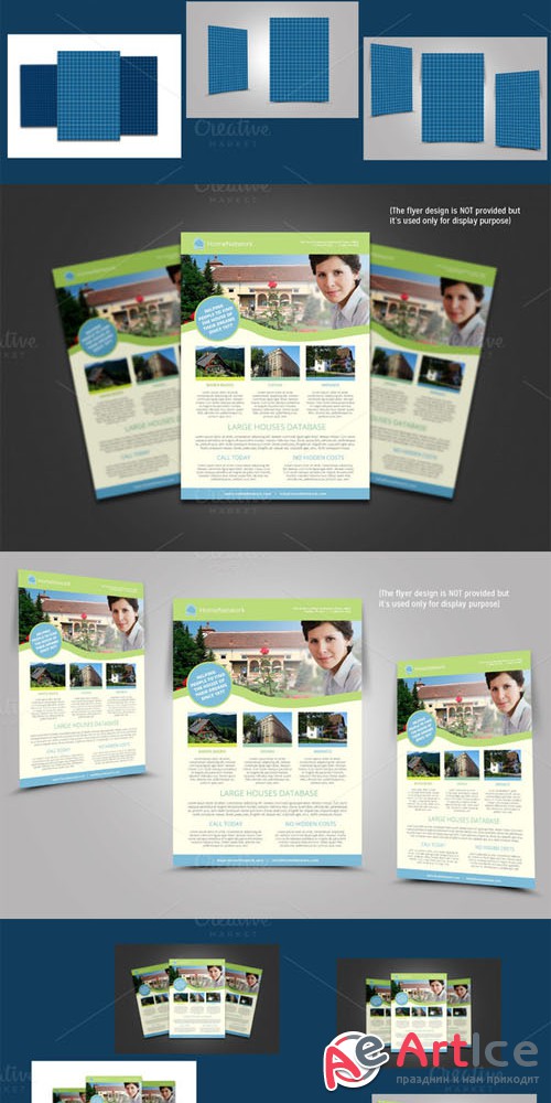 CreativeMarket - Flyer / Poster Mock-Ups Vol. 4