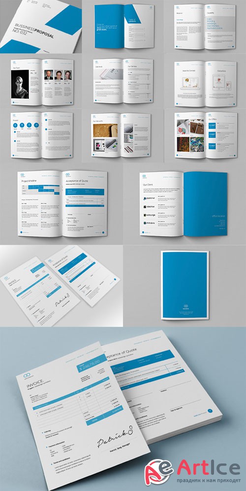 CreativeMarket - Clean Proposal & Brief Template