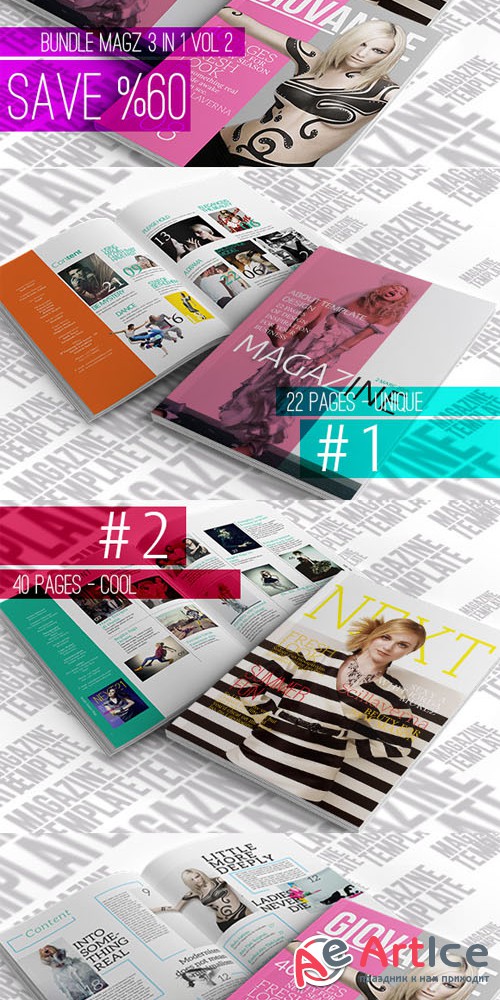 CreativeMarket - Bundle Magazine 3in1 - 2