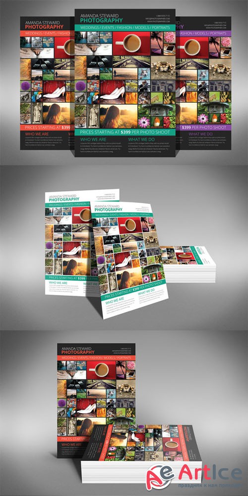 CreativeMarket - Photo Collage Flyer Template