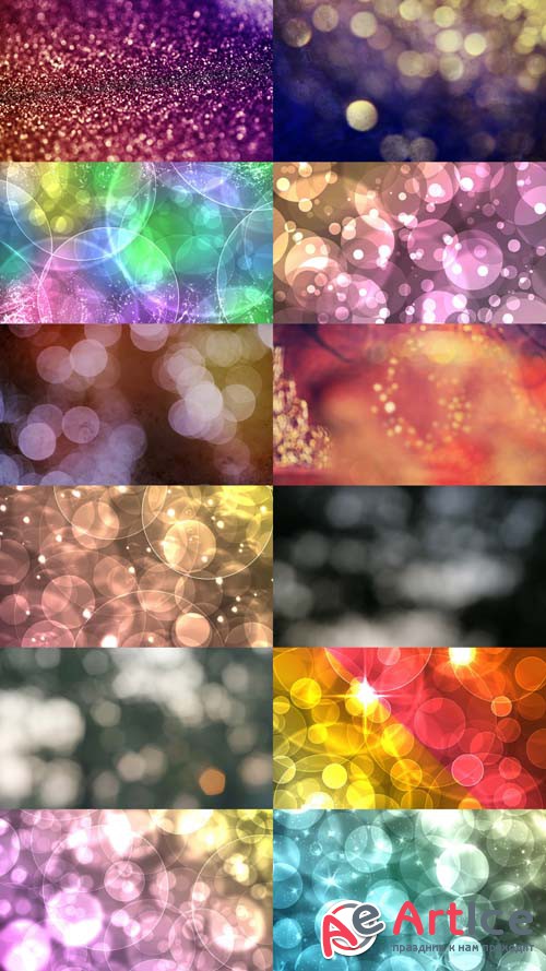 Bokeh Backgrounds Pack 2 JPG Files