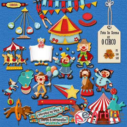 Scrap - O Circo PNG and JPG