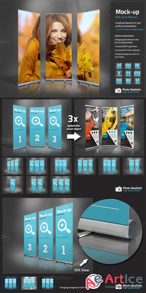 CreativeMarket - Roll Up Banner