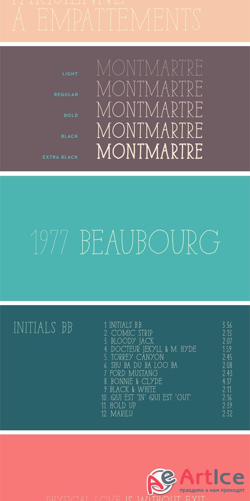 Paris Serif Font Family