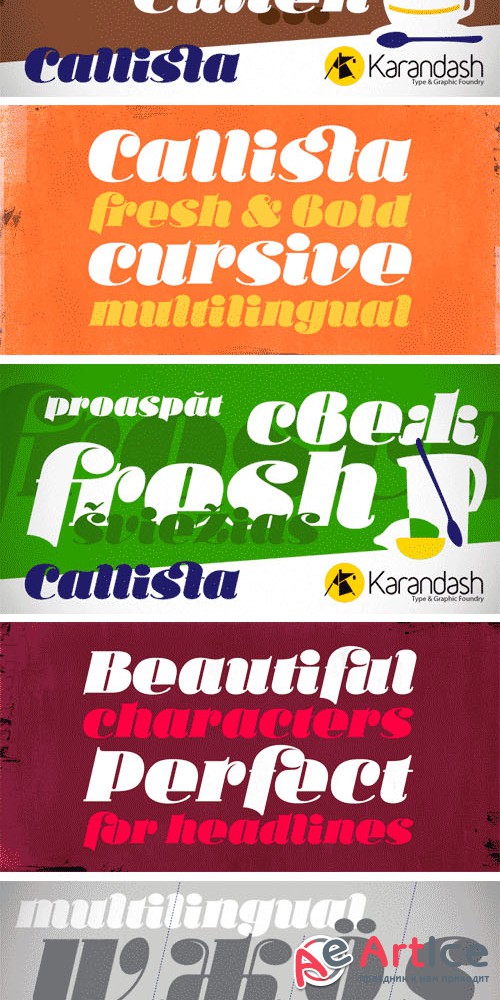 Ka Callista Font Family