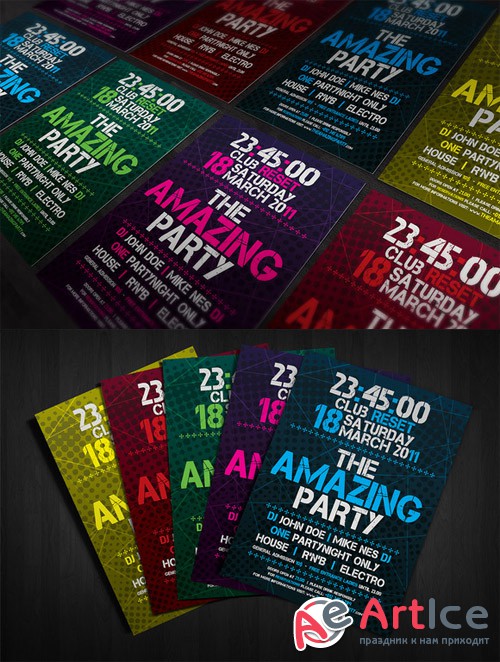 CreativeMarket - Amazing Party Flyer