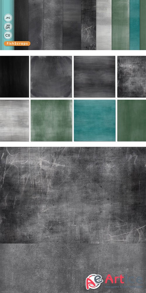 Chalkboard Digital Papers - CreativeMarket