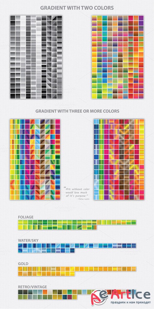 640 + Free (149) Gradients - CreativeMarket