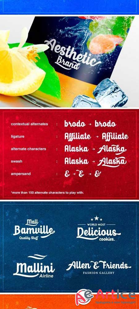 CreativeMarket - Baliho Script Font Family