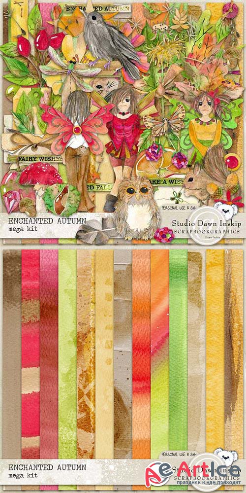 Scrap - Enchanted Autumn PNG and JPG