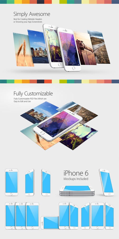 iPhone 6 Mockups