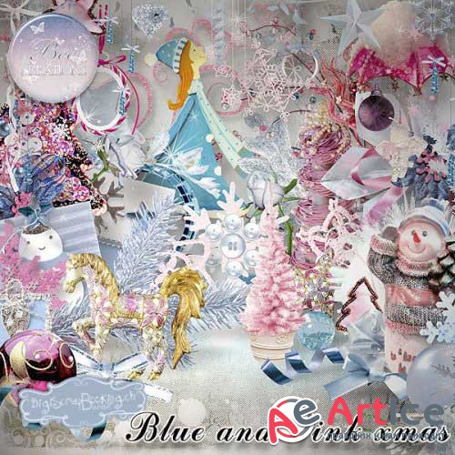  - - Blue And Pink Xmas 