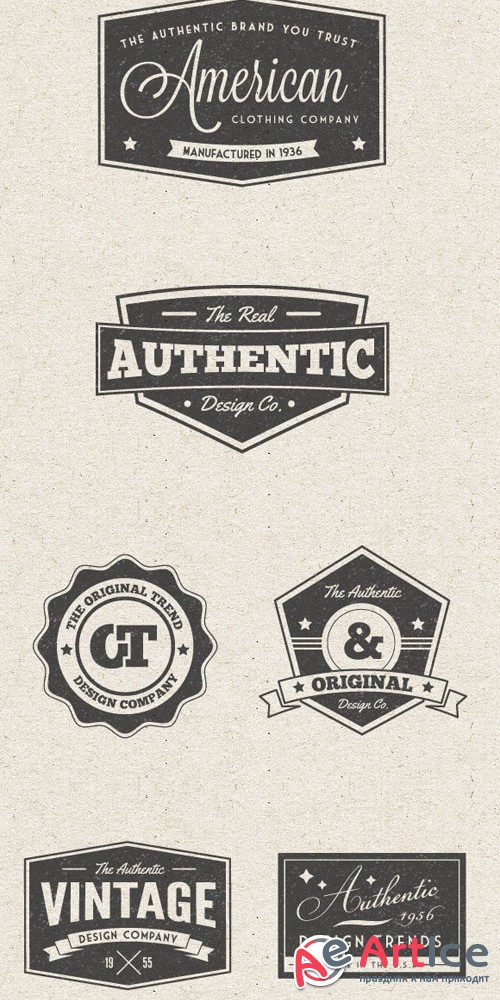 Vintage Label Vector Pack