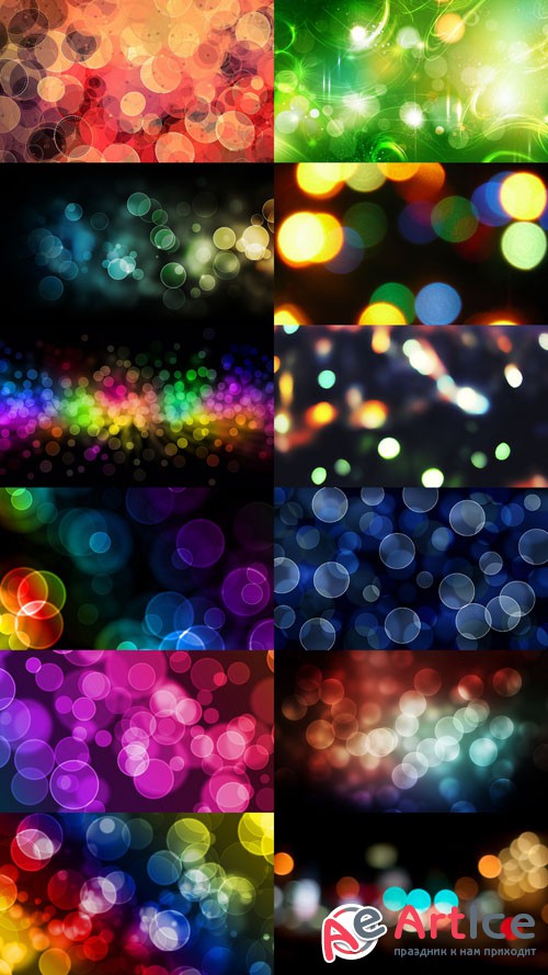 Light Bokeh Textures JPG Files