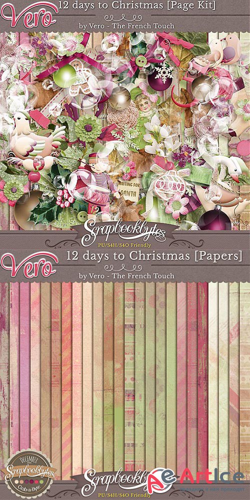 Scrap - 12 Days To Christmas PNG and JPG