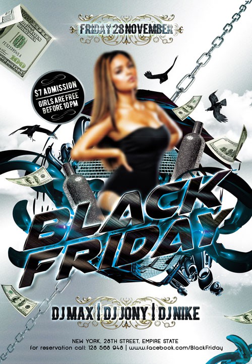 Flyer PSD Template - Black Friday 2