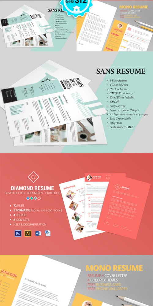 Resume - CV - No1 Bundle