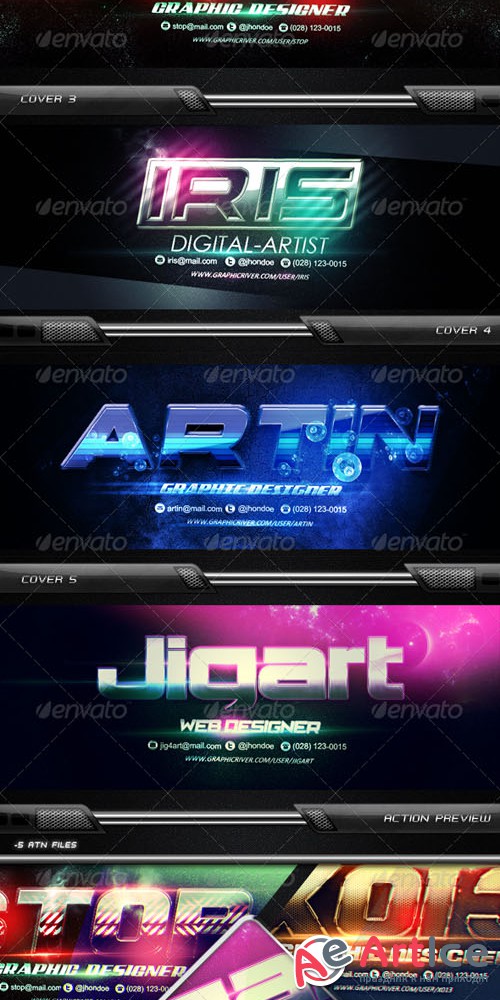 5 FX Typo Cover Time Line V0.1 - GraphicRiver 5365698