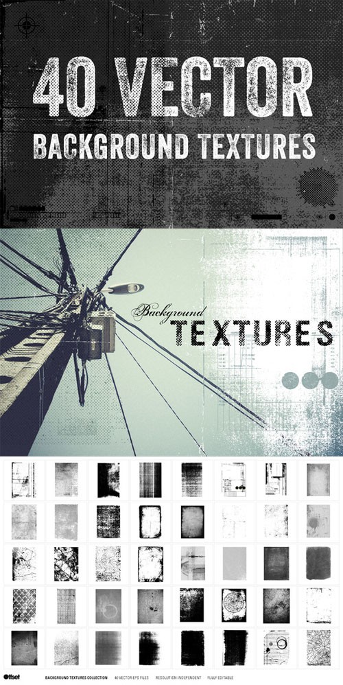 40 Vector Background Textures