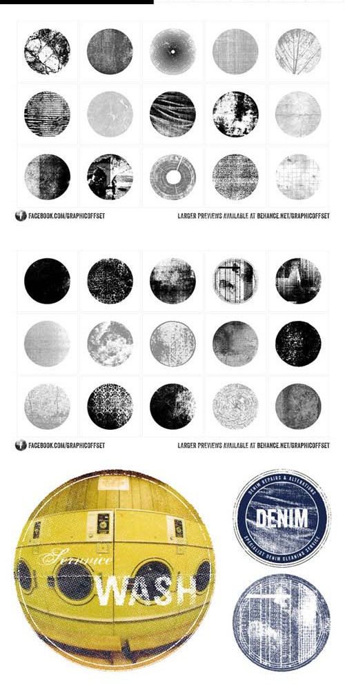 30 Circular Vector Textures