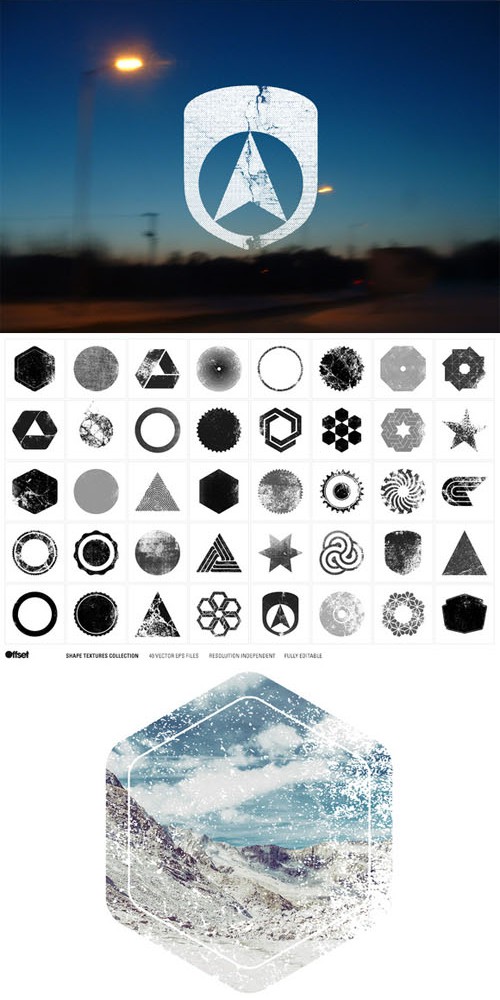 40 Vector Shape Textures