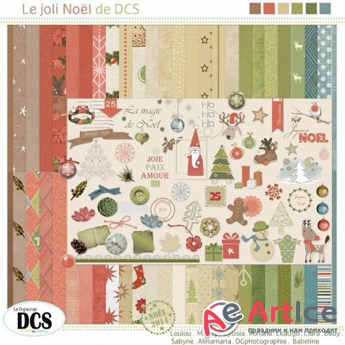 Scrap - Le Joli Noel PNG and JPG