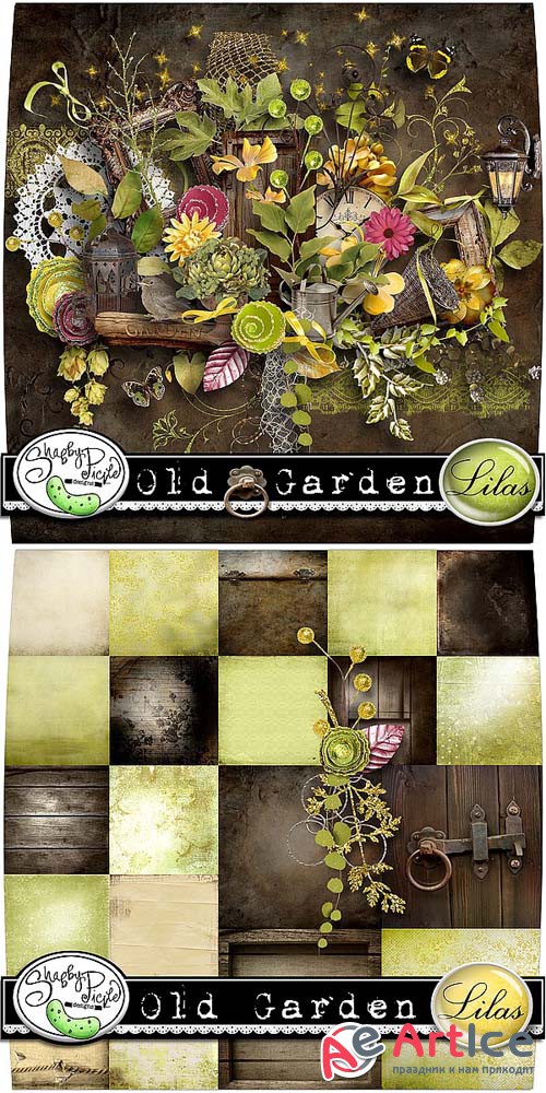 Scrap - Old Garden PNG and JPG