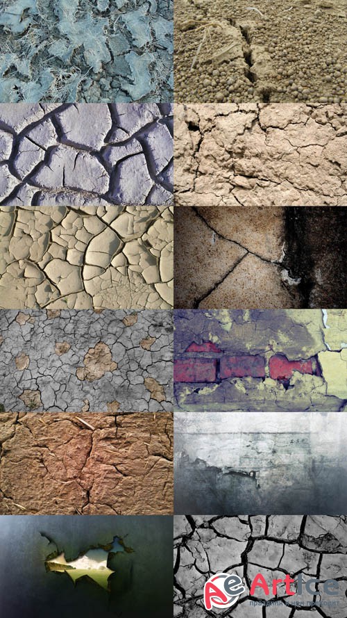 Cracked Textures JPG Files