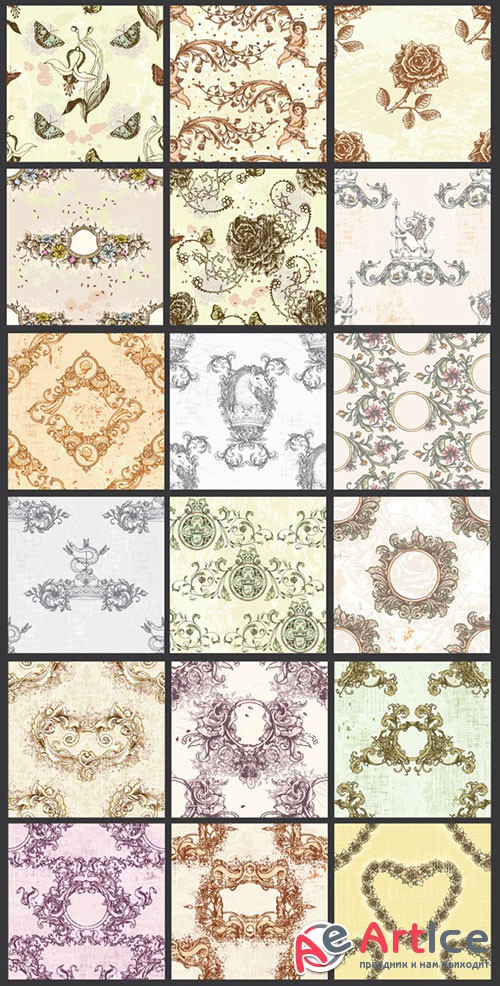 Seamless Patterns Vector