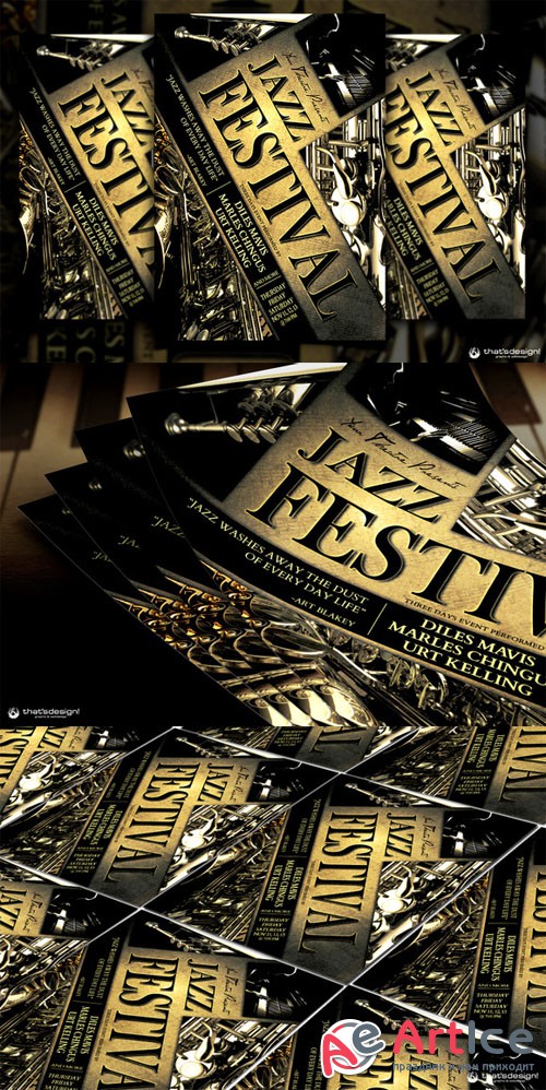 Jazz Festival Flyer Template - CM 90482